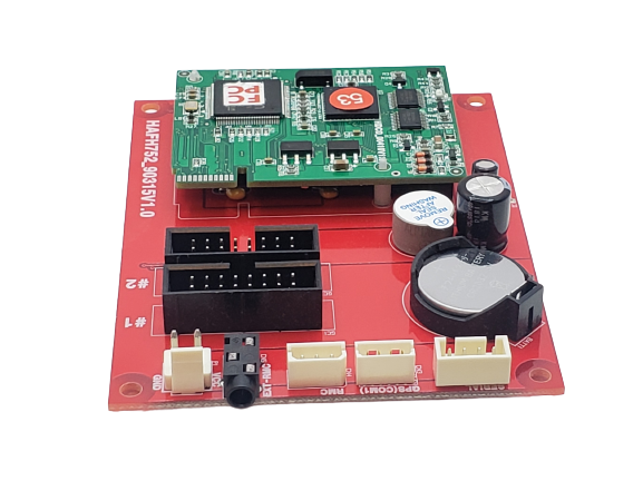 YJ Micro HAFH752_90315V1.0 RS232 Full Color Controller Supports 2 Rows